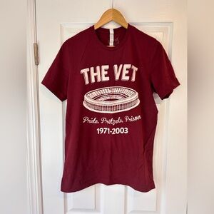 Philadelphia The Vet Pride, Pretzels, and Prison Tee size large